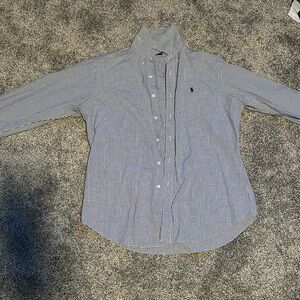 Button down checkered shirt